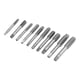 thumbnail image 3 of Herramienta Para Roscar Roscas De Tornillo, HSS 4 Flautas Rectas Juego De Machos De Roscar Manual De 10 Piezas Para Metal Para Plástico Para Madera, 3 of 7