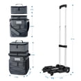 thumbnail image 4 of Cooler Rodante Odoland para 72 Latas con Asa y Bolsa Flexible, 4 of 8