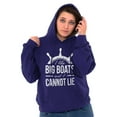 thumbnail image 5 of I Like Big Boats and I Cannot Lie Hoodie Sweatshirt Women Men Brisco Brands M, 5 of 6