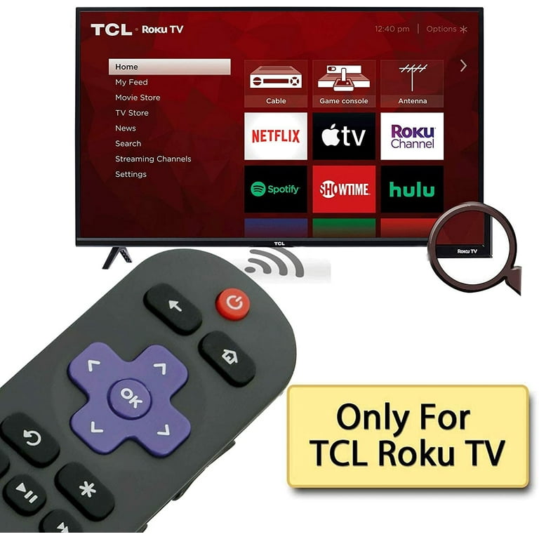 RC280 リモコン TCL Roku Smart TV 55S421 70S42 50S421 32S321 55S421 43S421 65S421 32D2900 32S301 55D2900U 55S401 65D2930U 65S401 65S4用 RC280 リモコン TCL Roku Smart TV 55S421 70S42 50S421 32S321