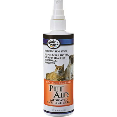 Four Paws Pet Products Pet Aid Medicated Anti Itch Spray