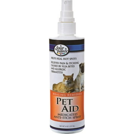 Four Paws Pet Products Pet Aid Medicated Anti Itch Spray (Best Anti Itch Spray For Dogs)
