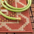 thumbnail image 3 of SAFAVIEH Veranda Johann Geometric Indoor/Outdoor Runner Rug, Rust/Red, 2'3" x 6'7", 3 of 7