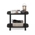 thumbnail image 4 of Pemberly Row Table d'Appoint Ovale Turn-N-Tube avec Roulettes, Couleur Espresso, 4 of 6