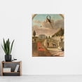 thumbnail image 2 of Weenix Park With Country House Birds Dog Painting Extra Large XL Wall Art Poster Print, 2 of 3