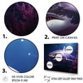 thumbnail image 3 of Designart "Enigmatic Purple Sea Phantom" Shark Floater Framed Wall Art Prints, 3 of 5