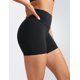 thumbnail image 3 of Shorts INGIA Scrunch Butt Cintura Alta 5" V-Back Negro L, 3 of 6