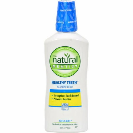 Natural Dentist Healthy Teeth And Gums Anticavity Fluoride Rinse - Fresh Mint - 16.9 (Best Mouthwash For Gums And Teeth)