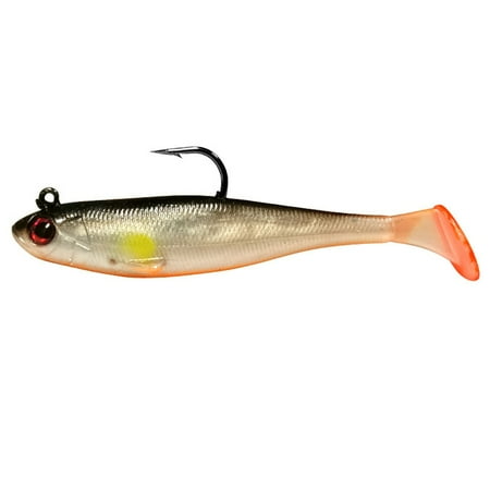 Paddle Tail Fishing Lure Artificial Saltwater Sinking Baits for Trout Pre-Rigged Soft Swimbait Fishing Accessories