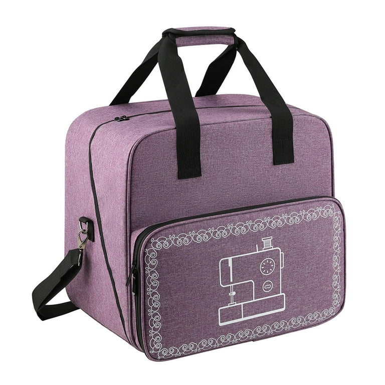 Serger Case with Detachable Dolly Serger Bag with Removable Padding Pad