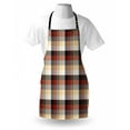 thumbnail image 3 of Plaid Apron Checkered Squares Pattern with Colorful Quilt Design Abstract Geometric Arrangement, Unisex Kitchen Bib Apron with Adjustable Neck for Cooking Baking Gardening, Multicolor, by Ambesonne, 3 of 3