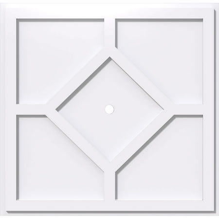 26 OD x 1 ID x 9 C x 1 P Embry Architectural Grade PVC Contemporary Ceiling Medallion