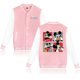 thumbnail image 2 of Chaqueta de béisbol de Mickey Minnie Mouse para mujer, chaquetas de estilo hip hop y Harajuku, ropa de calle para niñas, abrigos universitarios holgados, 2 of 5