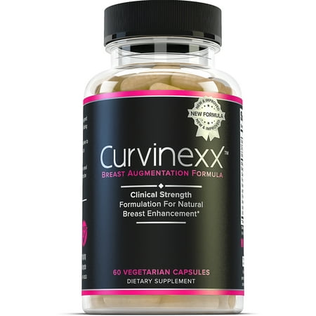 Curvinexx Breast Augmentation Formula - Lift, Firm and Enhance your Bust Naturally. Natural Breast Toning and Enlarging Pills - 60 (Best Breast Augmentation Pills)