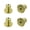 Gold Flower shape 2, variant on Locking Clutch Secure Locking Backing Stainless Steel Earring Plugs for Earrings