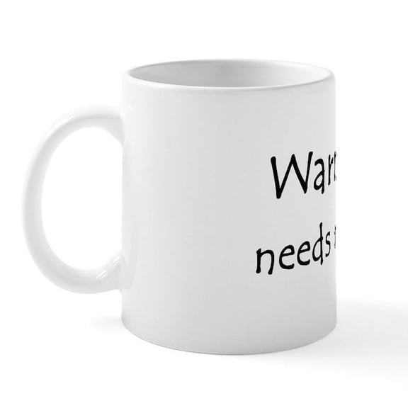 CafePress - Warning! Needs Muzzle Mug - 11 oz Ceramic Mug - Novelty Coffee Tea Cup
