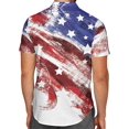 thumbnail image 3 of Men''s Hawaiian Outfits Button Down Short Sleeve Matching Set Casual Beach Party Shirt and Shorts, 3 of 8
