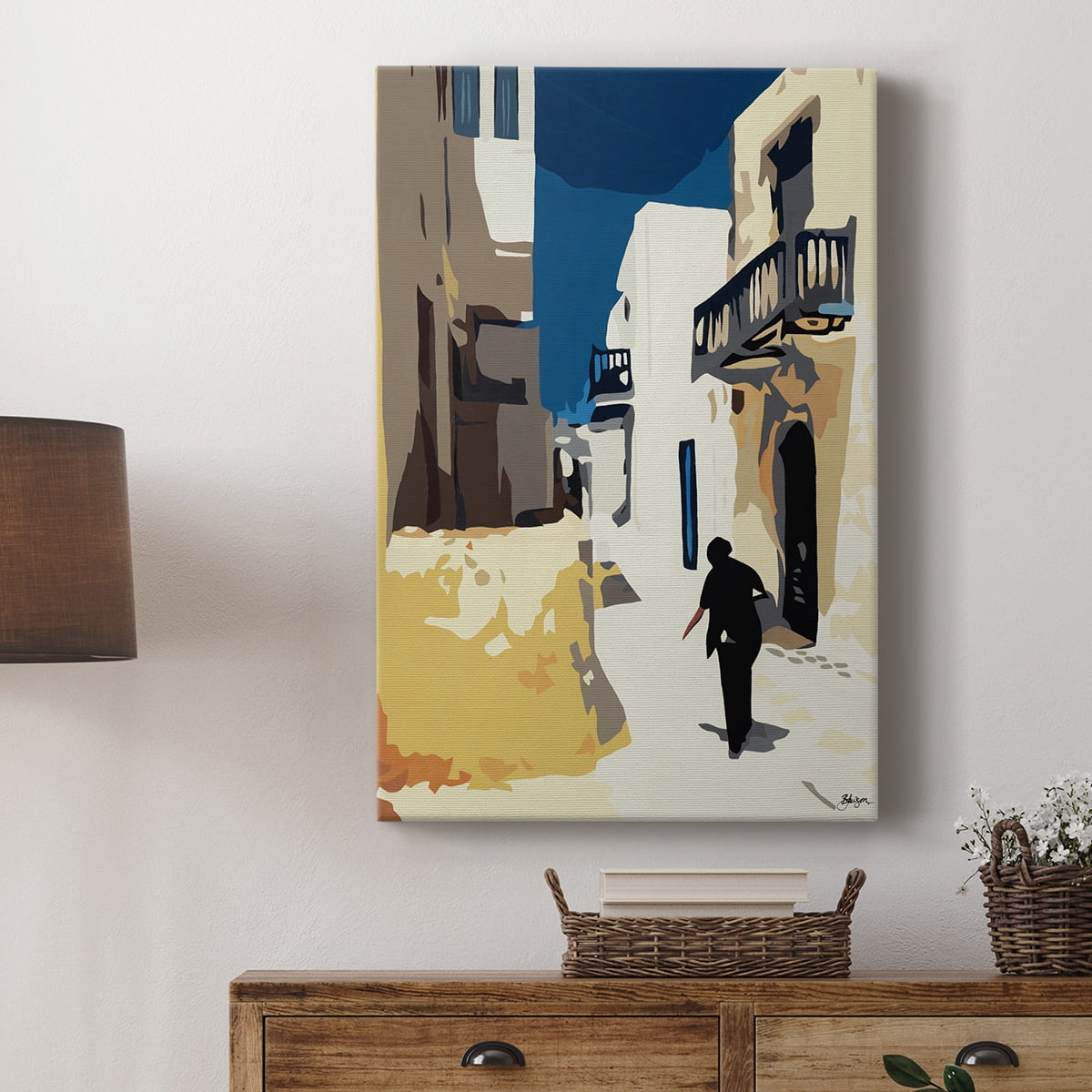 Mykonos 3 Premium Gallery Wrapped Canvas - Ready to Hang