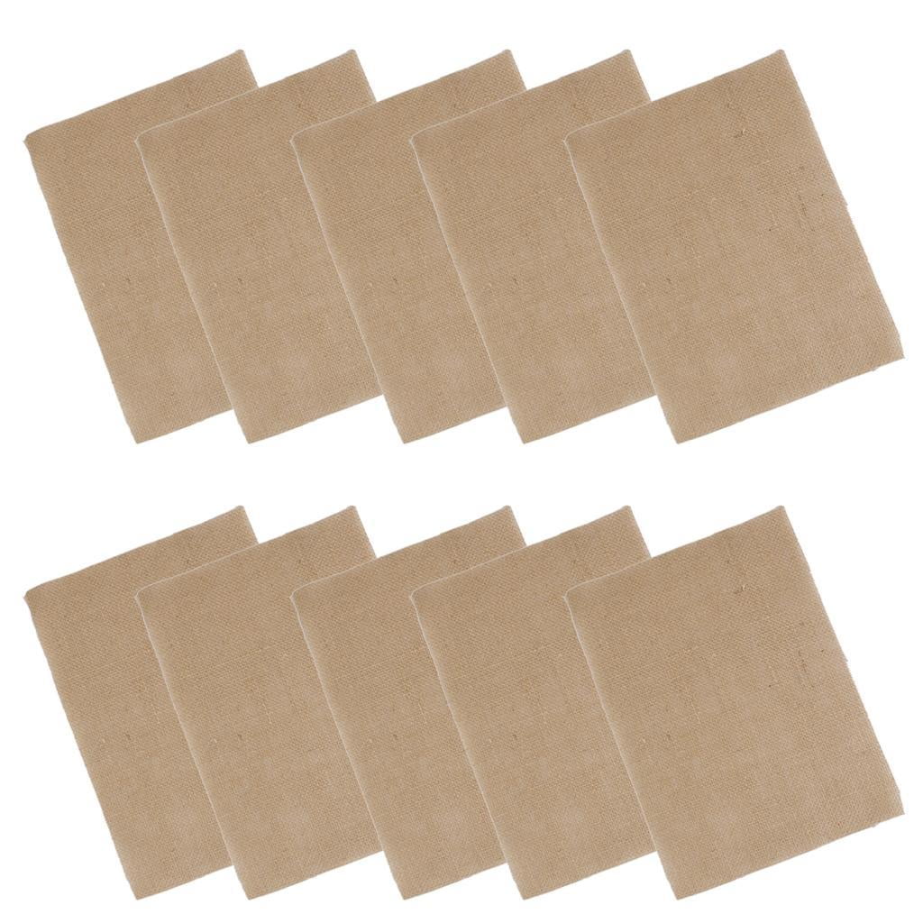 Rustic Placemats Set Of 10, Woven Burlap Table Mats Jute Placemats