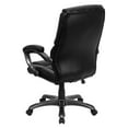 thumbnail image 6 of Flash Furniture Greer High Back Black LeatherSoft Executive Swivel Ergonomic Office Chair with Arms, 6 of 12