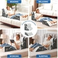 thumbnail image 5 of 6PCS Wedge Pillow Set for After Surgery, Bed Wedge Pillow Post Surgery, Wedges Pillows for Back Pain Relief, Acid Relux, Sit Up Pillow for Beds, Beds Wedges & Body Positioners, White/Grey, 5 of 8