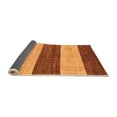 thumbnail image 2 of Ahgly Company Indoor Square Abstract Orange Modern Area Rugs, 6' Square, 2 of 4