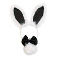 thumbnail image 4 of Yingyy 3Pcs Bunny Costume Set Rabbit Ear Headband for Masquerade include 1 rabbit ear Party Favors Light Pink, 4 of 6
