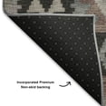 thumbnail image 5 of Addison Rugs Mayfield Premium Machine Washable Transitional Tribal Taupe Rectangle Rug, 5' x 7'6", 5 of 7