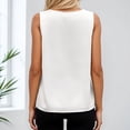 thumbnail image 5 of SHenli Womens Puff Short Sleeve Summer Tops High Neck Striped Short Sleeve Shirts Ribbed Fitted Drop Shoulder Boxy Tees, 5 of 5