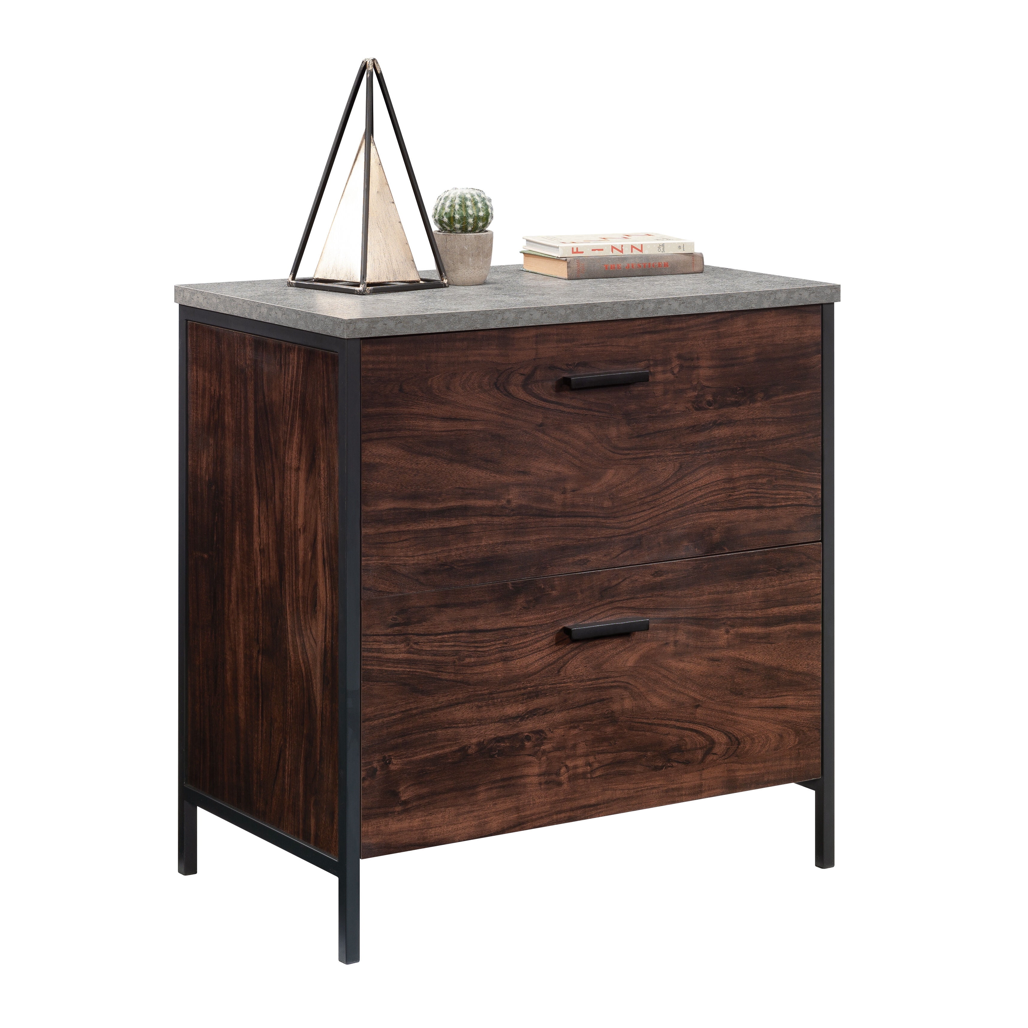 Office File Cabinet, Lateral File, Dark Walnut finish, Dark Walnut Storage Cabinet For Office,Engineered Wood Office Cabinet Storage, Furniture, Office, File Cabinets & Storage Cabinets Lateral File,