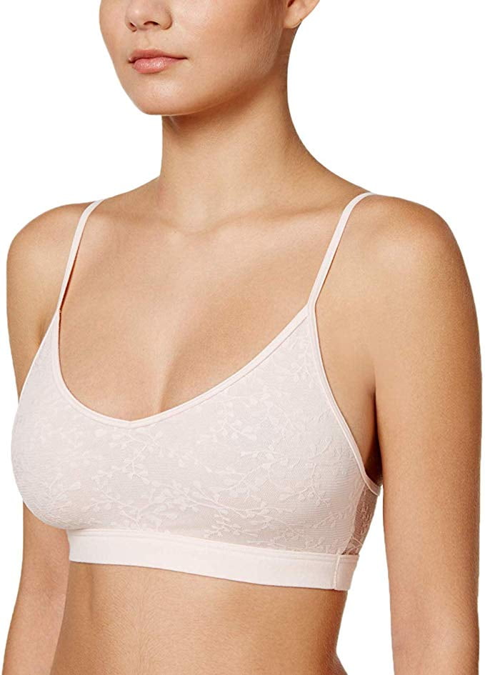 Calvin Klein Women's Bare Lace Bralette, Pink, XS - NEW Walmart.com