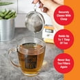 thumbnail image 4 of baomifa-- Passoire à Thé en Acier Inoxydable pour Thé en Feuilles, Infuseur Réutilisable avec Maille et Chaîne Extra Fines, Infuse Chaud, Glacé et Café, Petit Infuseur à Œufs pour une Tasse - Tient 1 TBSP, 4 of 4
