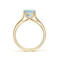 thumbnail image 2 of ANGARA Natural Solitaire 1.95 ct Aquamarine Split Shank Engagement Ring in 14K Yellow Gold for Women (Size-8mm) | March Birthstone, Anniversary, Jewelry Gift for Women | Natural Aquamarine Ring, 2 of 10