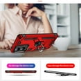 thumbnail image 7 of YEYKX for Motorola Moto G Stylus 5G (2024) 6.7-inch Phone Case, Impact Resistant Metal Ring Magnetic Support Kickstand Drop Protector Cover for Motorola Moto G Stylus 5G (2024) 6.7-inch,Red, 7 of 7