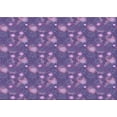 thumbnail image 1 of Ahgly Company Machine Washable Indoor Rectangle Transitional Rich Lilac Purple Area Rugs, 2' x 4', 1 of 7