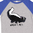 thumbnail image 4 of Inktastic Animals Cute Skunk Wasn't Me Boys or Girls Toddler T-Shirt, 4 of 5