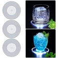 thumbnail image 6 of LINLIN LED Coaster, LED Cup Holder Lights Light Up Bottle Cup Mat LED Cup Holder Lights, car Cup Coasters Light Waterproof Battery, 6 of 8