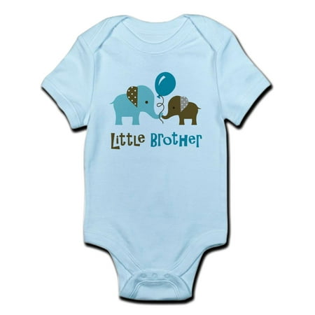 

CafePress - Little Brother Mod Elephant Body Suit - Baby Light Bodysuit