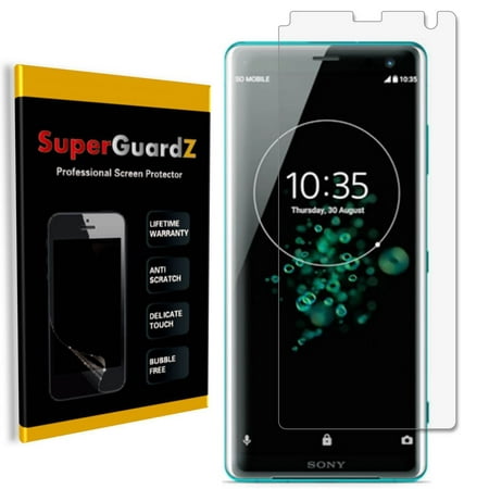 [8-Pack] For Sony Xperia XZ3 SuperGuardZ Screen Protector, Ultra Clear, Anti-Scratch, (Best Screen Protector Xperia Xz)