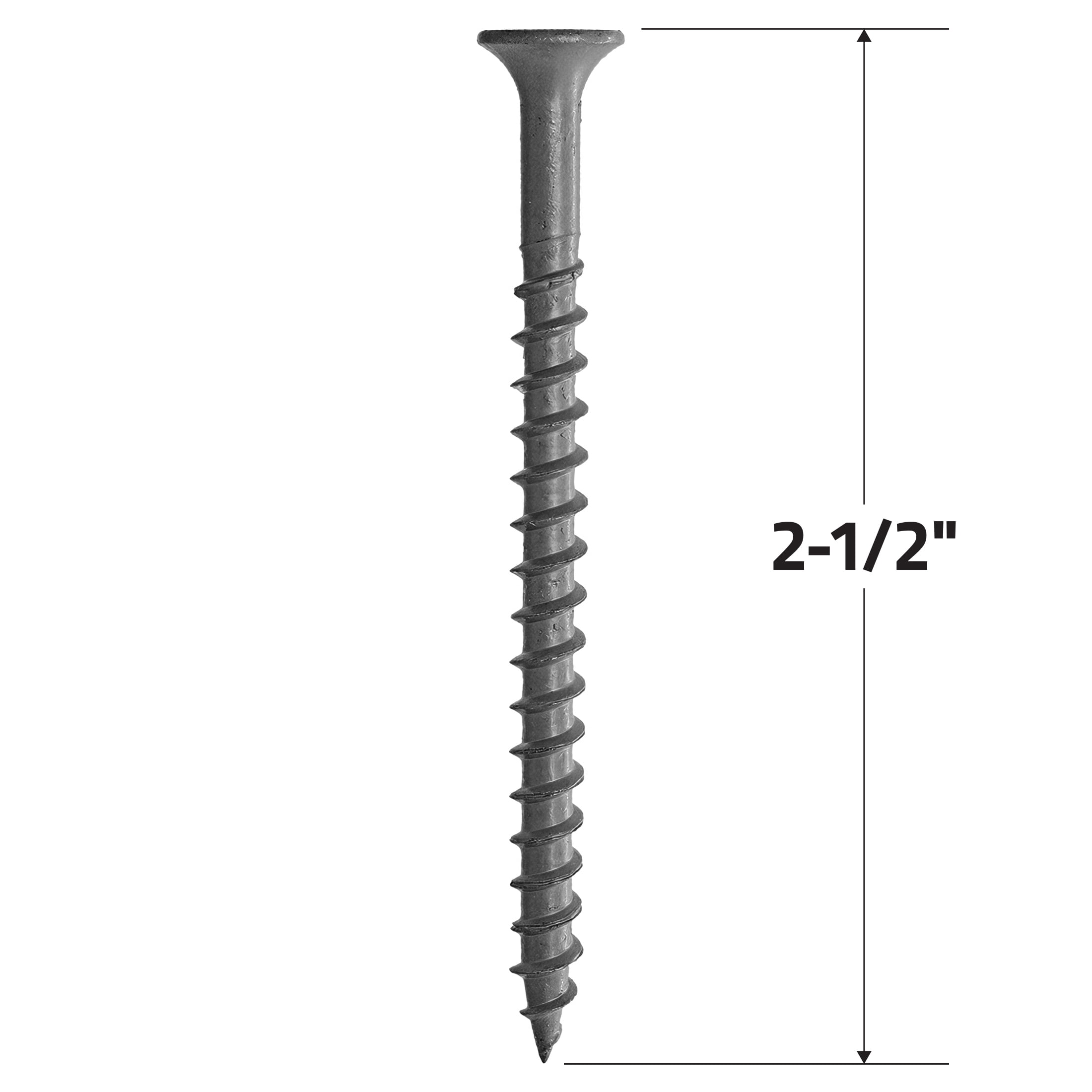 (2 pack) Grip-Rite PrimeGuard Ten #8 x 2-1/2 in. Wood to Wood Deck Screw 5 lb.