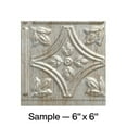 thumbnail image 1 of FASÄDE Traditional Style 1 Decorative Vinyl Backsplash Panel in Vintage Metal (6X6 Inch Sample), 1 of 6