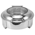 thumbnail image 3 of Acier Inoxydable Plat à Réchaud, Acier Inoxydable Rond Buffet Buffet Restauration Plus Chaud Rond Buffet Restauration Plus Chaud Fiabilité Ultime, 3 of 7