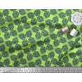 thumbnail image 2 of Soimoi Moss Georgette Fabric Floral Block Decor Fabric Printed Yard 42 Inch Wide, 2 of 3