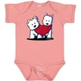 thumbnail image 3 of Inktastic Valentine Westie Duo Boys or Girls Baby Bodysuit, 3 of 5