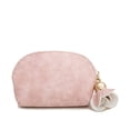 thumbnail image 1 of Qarigey Cartera para niña, llavero con borla de flores, documento, pasaporte, monedero, cambio de tarjeta de crédito, bolsa organizadora con Carteras Rosado, 1 of 6