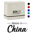 thumbnail image 2 of Printtoo Made In China Self Inking Rubber Stamp Pre-Inked Office Stamp- Home Office Business Stationery, 47 x 20 mm Green, 2 of 7
