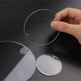 thumbnail image 4 of Electronicheart Plastic Keychain DIY Pre-drilled Transparent Art Design Artcrafts Making Protection Film Painting Shopping Key Ring Round 5cm 2mm 1Set, 4 of 6