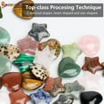 thumbnail image 5 of Spencer 10Pcs Tumled Healing Crystal Pocket Stone Mini Puffy Heart Assorted Rock Collection, 5 of 8