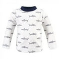 thumbnail image 3 of Hudson Baby Infant Boy Swim Rashguard Set, Gray Shark, 6-9 Months, 3 of 4