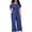 Navy, variant on Denim Jumpsuit for Women Jumpsuits Off Shoulder Look Playsuits Club Long Party Jumpsuits for Women Dark Blue